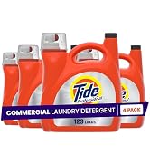 Tide Professional Commercial Liquid Laundry Detergent, 129 loads, 170 Fl oz, For Business Use