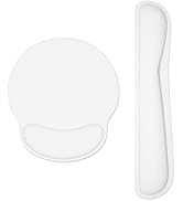 Dapesuom Keyboard Wrist Rest and Mouse Pad with Wrist Support, Memory Foam Cushion for Keyboard a...