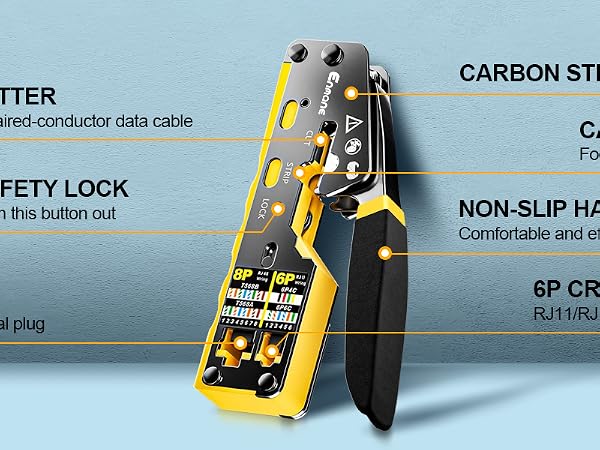 rj45 crimper tool kit