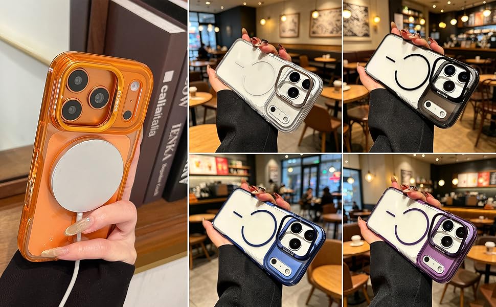 Magnetic Lens with Stand for iPhone 17 Pro Max Case