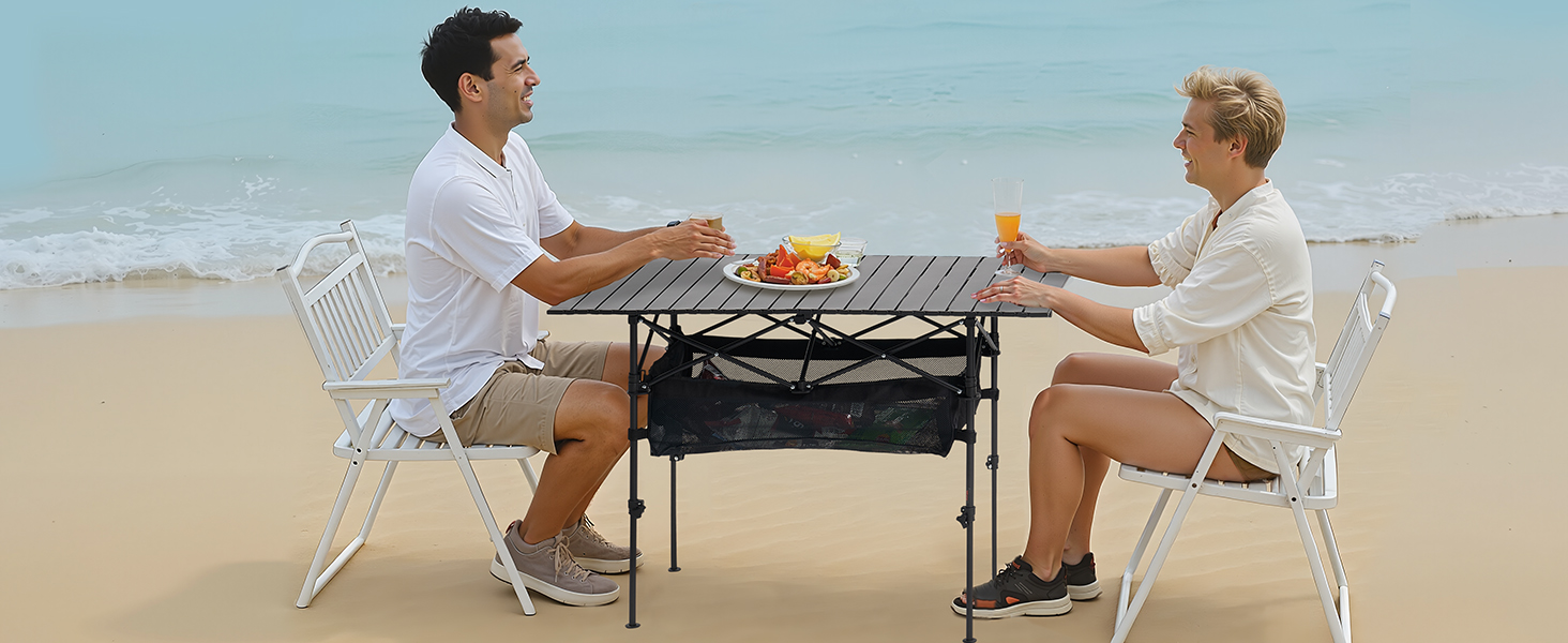 plastic camping table