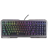 Mad Catz S.T.R.I.K.E. 13 Compact Premium Mechanical Wired Gaming Keyboard with Aluminum Frame Che...