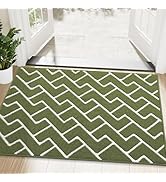 OLANLY Front Door Mat, Non-Slip Rubber Backing, Dirt Resistant and Absorbent, Washable, Easy to C...
