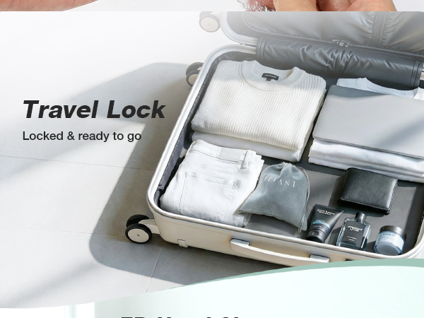 shaver with travel lock