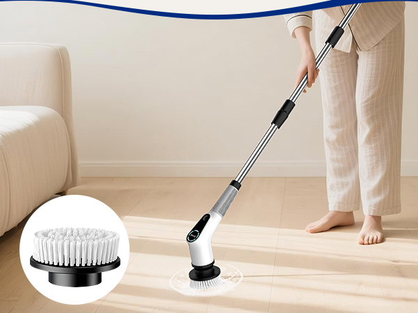 Electric spin scrubber