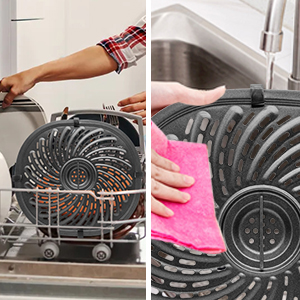 Air Fryer Grill Pan 7QT