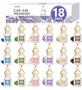 AROIC Car Air Freshener, 18 Pack Long Lasting Hanging Car Air Freshener Diffuser Set for Women &amp; ...