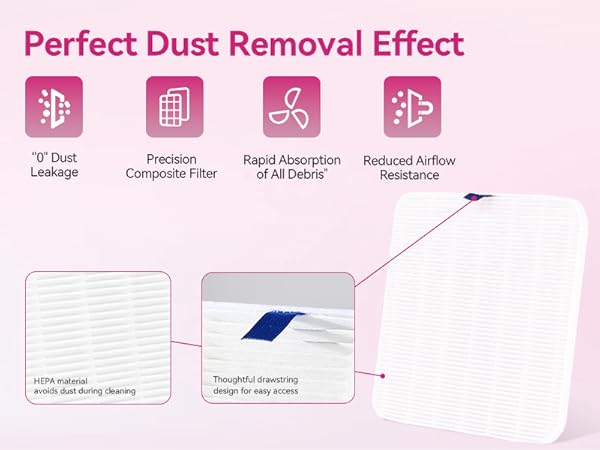 Nail Dust Collector Filter