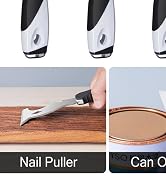 Mister Rui Paint Scraper, 2 Inch Metal Small Putty Knife Scraper Tool for Wood, Stainless Steel K...