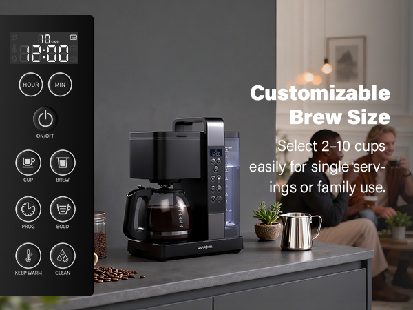 Customizable Brew Size