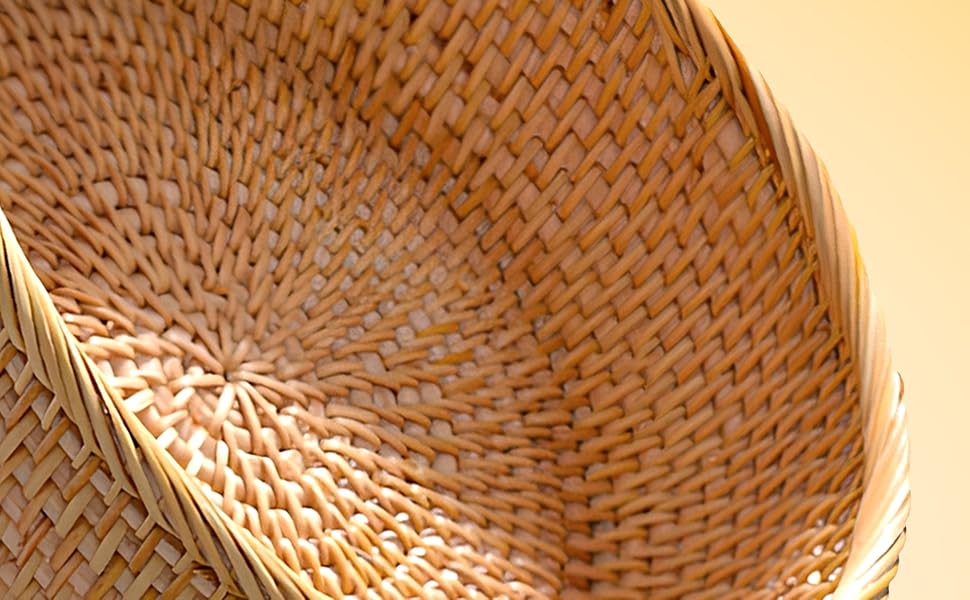 natural rattan basket