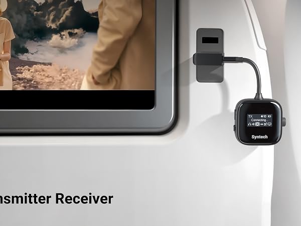 bluetooth transmitter for airplane car tv gym