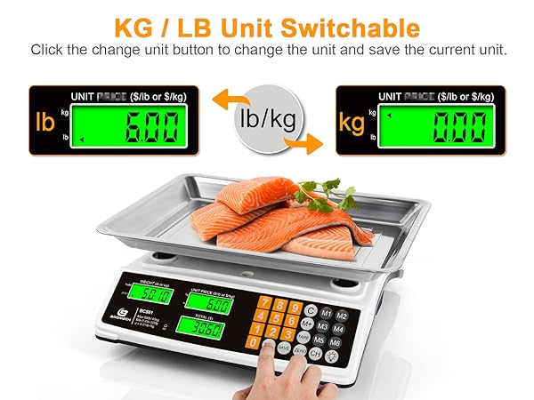 Commercial food scale