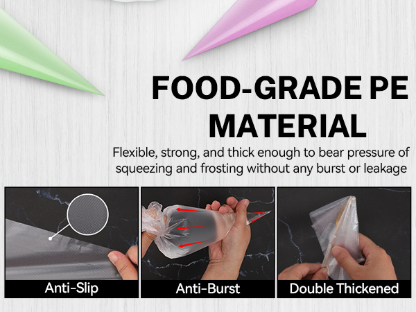 piping bags and tips set