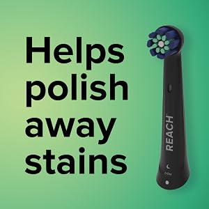 Helps polish away stains