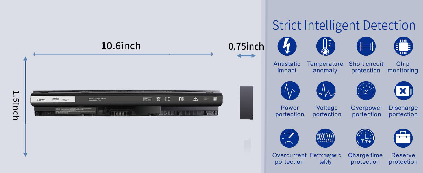 m5y1k 14.8v 40wh dell battery