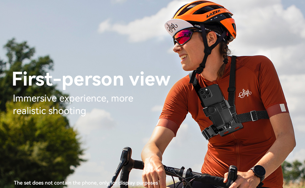 Chest Strap Mount for Action Camera Universal Phone Chest Belt Strap Harness Mount