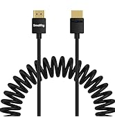 SMALLRIG Coiled HDMI Cable 2.0 (A to A), 4K@60Hz 18Gbps, High Speed Supports 3D, Flexible Durable...