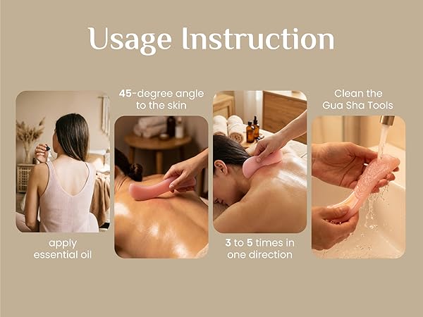 gua sha facial tool muscle scraper tool