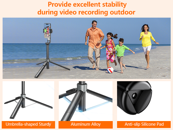 selfie stick tripod with light