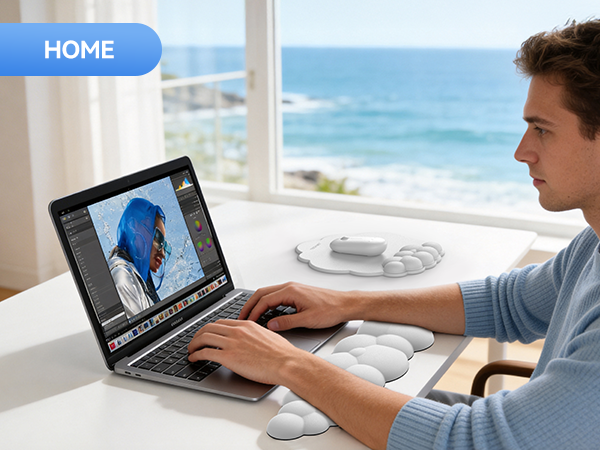 Cloud Wrist Rest &amp; Ergonomic Mouse Pad