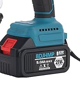 BDJHMP Cordless Brushless Rivet Gun, Portable Automatic Electric Riveter Kit for 1/8