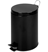 Honey-Can-Do International, LLC TRS-05170 Step Trash Can, 12-Liter 3-Gal, Black