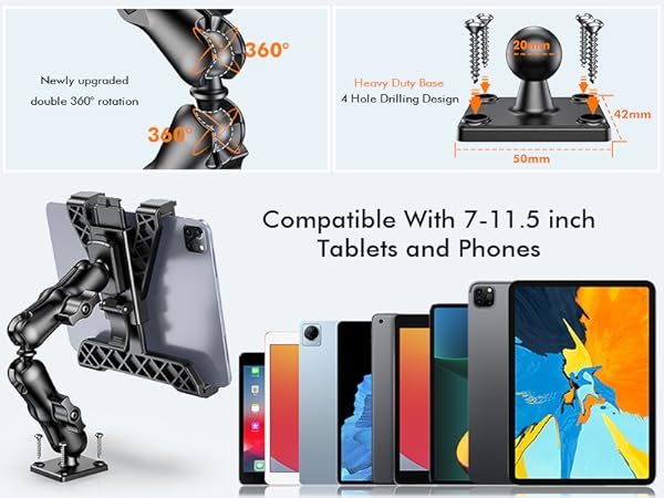 Tablet Holder for Truck