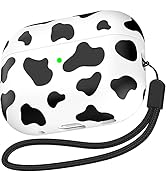 NIUTRENDZ Matte Cow Print Case for Airpods Pro 2nd Generation Case Cover AirPods Pro 2 Hard TPU P...