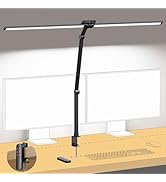 TROND LED Desk Lamp with Clamp, 29.55'' Tall Desk Light with Remote, 1500LM Bright Table Lamp, Sw...
