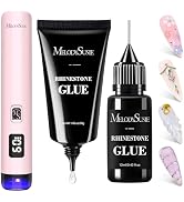 MelodySusie Handheld UV Light for Gel Nails and Nail Rhinestone Glue, ART01R Cordless Gel X Nail ...