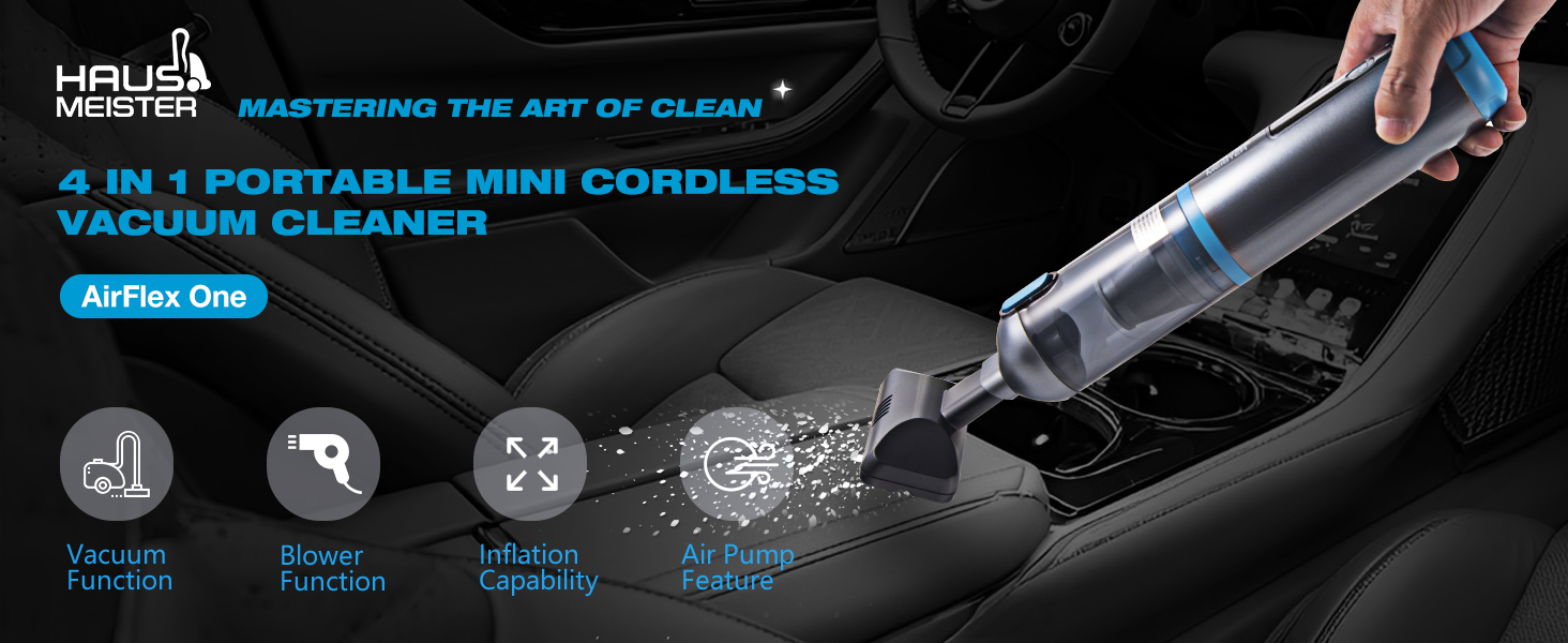 4 IN 1 PORTABLE MINI CORDLESS VACUUM CLEANER