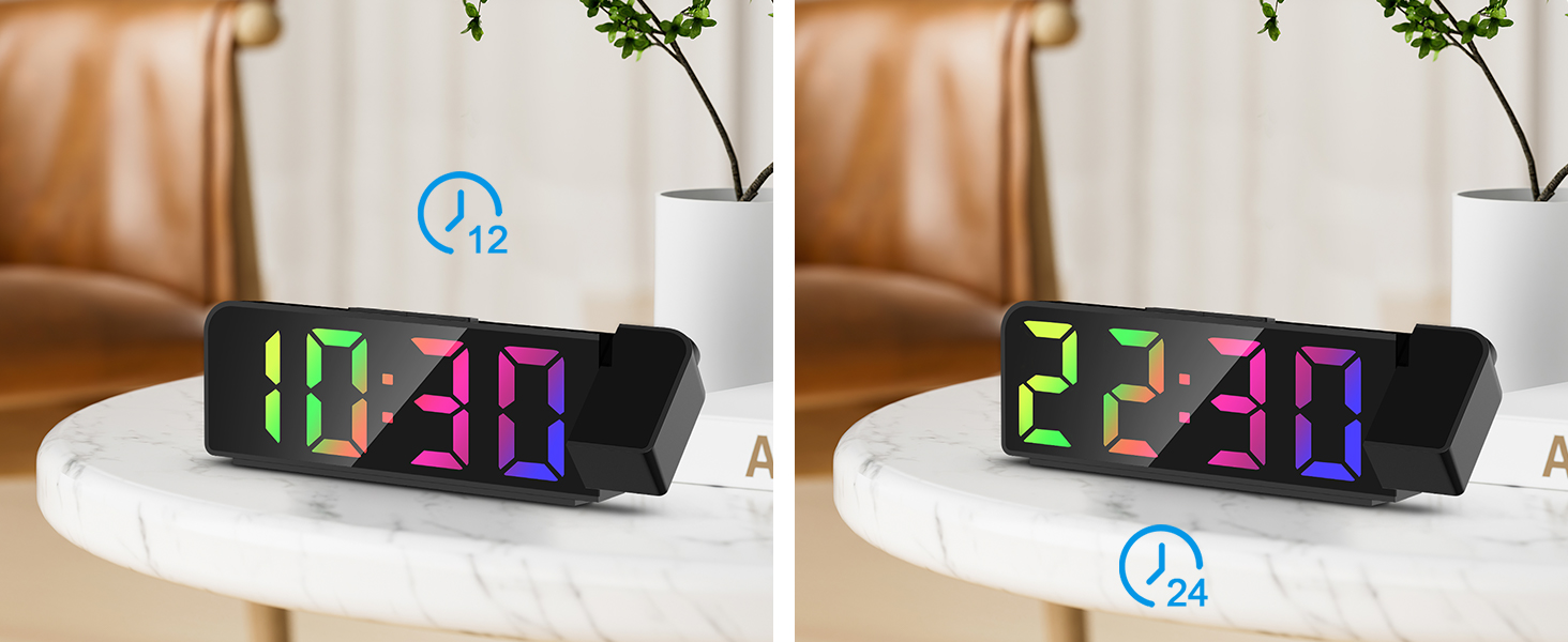 Bedroom Ceiling Projection Alarm Clock