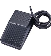 Twidec/10A 250VAC Momentary Nonslip Plastic Foot Pedal Switch SPDT NO NC Handsfree Black Foot Swi...