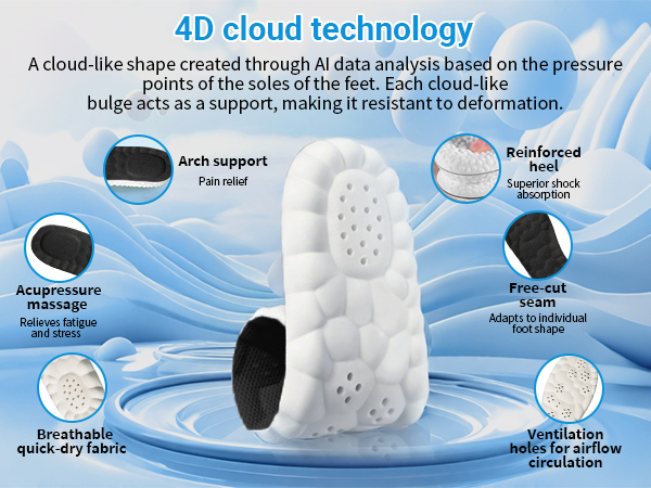 steppers stepprs cloud soles for men cloud steppers massage insoles for men cloud sole