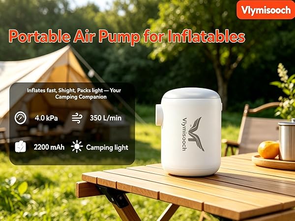 Portable Air Pump for Inflatables