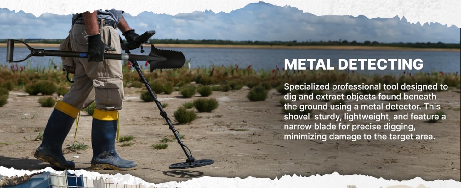 CKG Carbon Fiber metal detecting shovel metal detector shovel digging tools