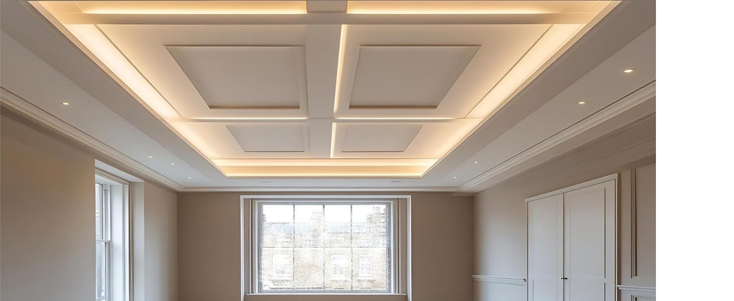 3500K 24V LED Strip Light for Ceiling for tool-free installation, with long-lasting lifespan, secure