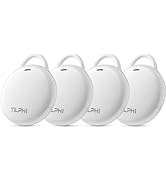 Air Tracker Tags-4 Pack: Bluetooth Tracker Works with Apple Find My (iOS Only), Key Tags and Smar...