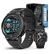 CARBINOX X-Ranger Smart Watch (Answer/Make Calls), Rugged Fitness Tracker IP69K Waterproof, Compa...