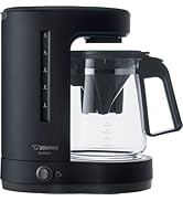 Zojirushi EC-DAC50BA ZUTTO Coffee Maker 5 Cups, Black, PFAS-free