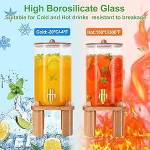 glass drink dispenser