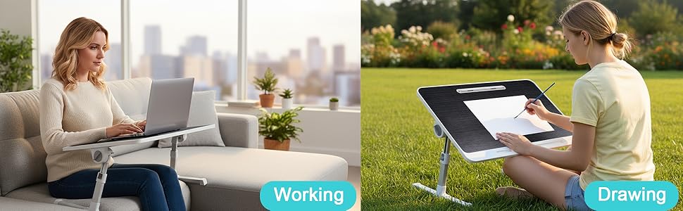 lap desk for working or drawing