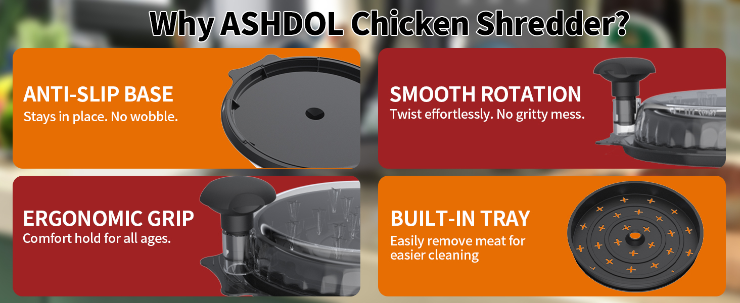 handheld chicken shredder