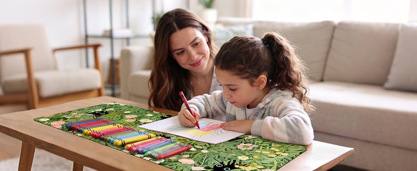 Office Desk Pad Protector, Large Mouse Pad, Non-Slip for Office and Home