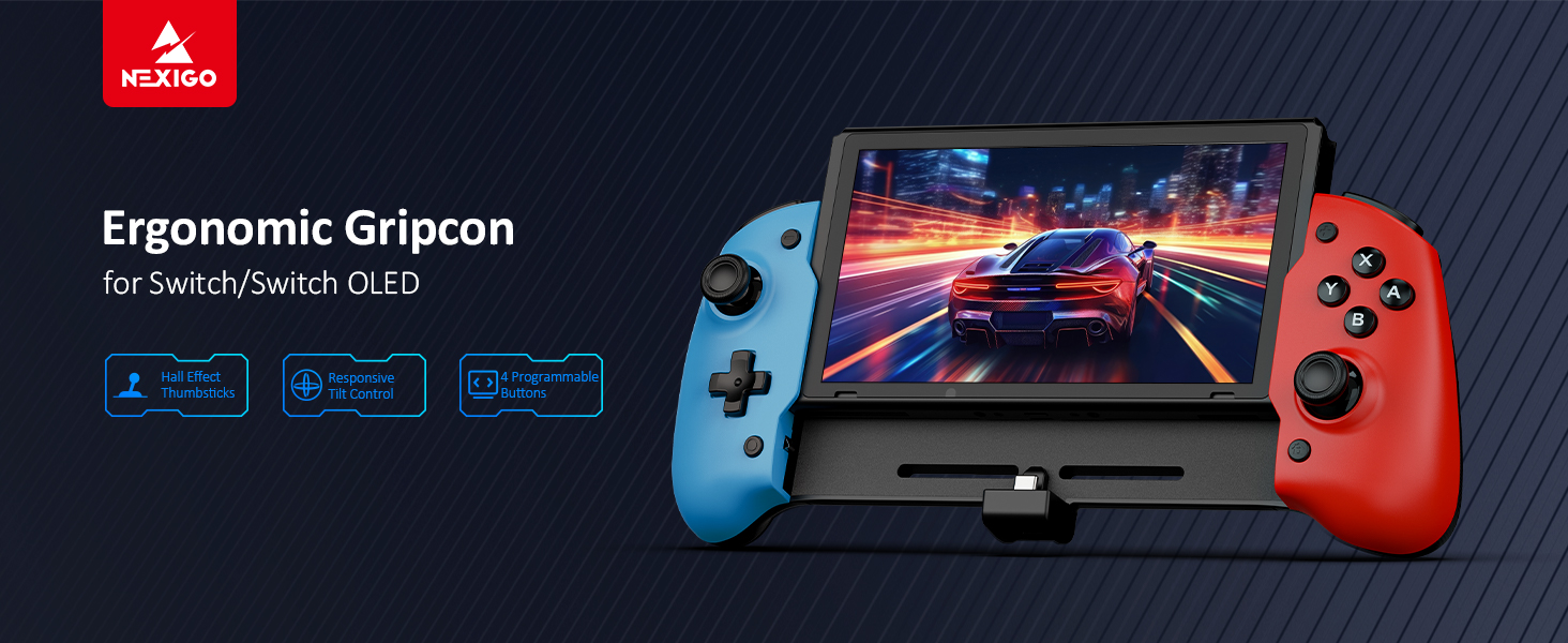 The product concept illustration of NexiGo Ergonomic Gripcon