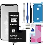 MOVFST Replacement Battery for iPhone 11 Pro Max,5000mAh Li-ion Polymer High Capacity Battery Fit...