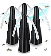 Fly Fans for Tables, Fly Fan Indoor Outdoor with Holographic Blades, Batteries Powered Fly Fans O...