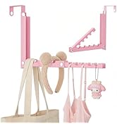 WLCSNG Over the Door Hooks,Over the Door Extended Hook,Space-Saving Over the Door Hook for Hangin...
