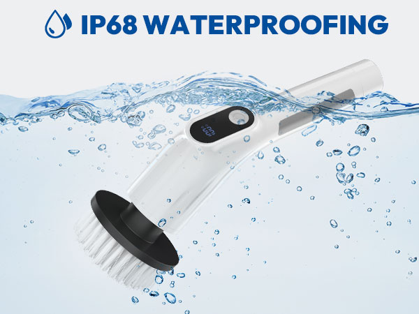 shower scrubber with long handle